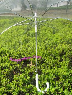 1pcs Transparent Automatic Clear Parasol Umbrella for Wedding