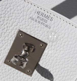 40 Hermes Birkin Handbag White Togo Leather Palladium 9749