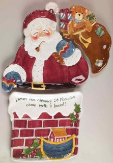 Portmeirion Christmas Story 3 Section Santa Server