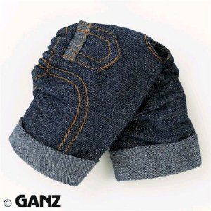 Webkinz Clothing CUFFED JEANS By Ganz NEW Sealed in Blister Pack