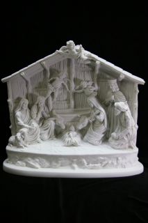 Christmas Nativity Scene Jesus Joseph Mary Statue Sculpture Vittoria
