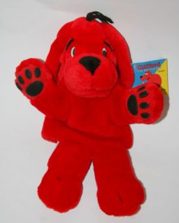 Scholastic Side Kicks Plush Clifford The Big Red Dog Hand Puppet New