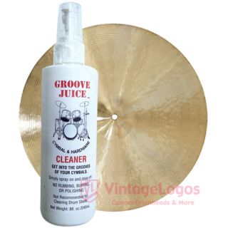 Groove Juice Cymbal Hardware Cleaner 8oz Bottle Drum Stands Cymbals