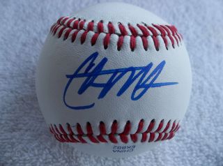 Chris Marlowe Autographed Baseball Giants