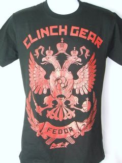 Fedor Emelianenko Clinch Gear Strikeforce Black T Shirt