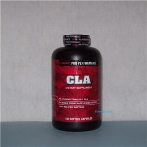 GNC Pro Performance CLA Dietary Supplements 180 Softgels SEALED Bottle