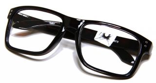  Glossy Dark Brown Tortoise Curved Frame Clear Lens Eyeglasses