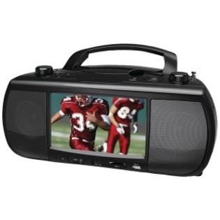 New Coby 7 Portable Digital TV DVD Boombox