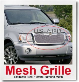 07 10 Chrysler Aspen Stainless Steel Mesh Grille Insert