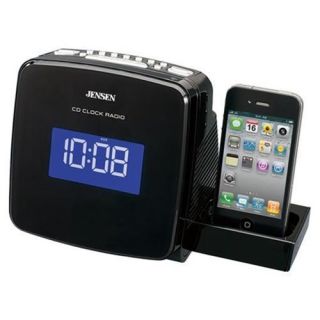  Jims 215i iPod iPhone Dock Alarm Clock Radio with CD Player