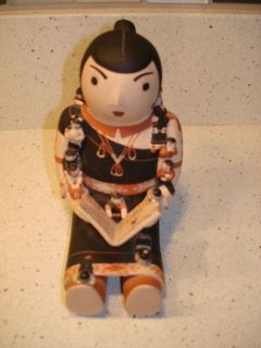 Native American Cochiti Pueblo Storyteller Pottery Woman Children by