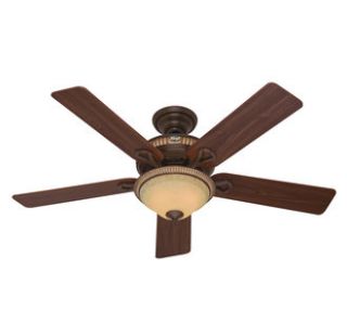 Hunter 28049 Cocoa 52 Aventine Ceiling Fan Blades and Light Kit