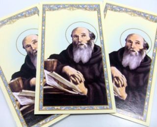  Catholic Prayer Card Lot Of 3 Gift Set Patron Saint Exorcism Protect