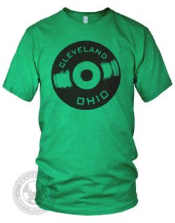 Cleveland Ohio Rock Roll American Apparel BB401 T Shirt XL H Kelly