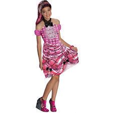 Girls Monster High Draculaura Play Costume Size 4 6 NWT