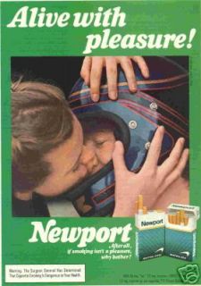  1982 Newport Cigarette Vintage Ad
