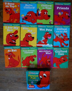 Clifford the Big Red Dog Phonics Fun Reading Program Pack 1 12 books