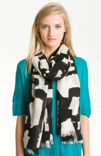 kate spade new york abstract graphic wool scarf