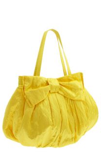 Beckon Soft Bow Pleated Tote