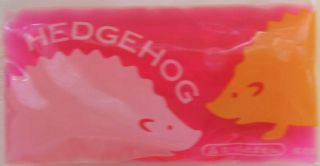Pink Hedgehog Under Lid Cold Ice Gel Pack for Bento