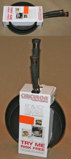 Circulon Contempo 8 10 French Skillet Twin Pack New