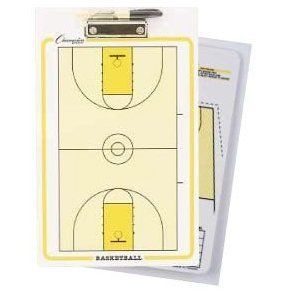 NEW Champion Dry Erase Basketball Coach Coaches Board & Marker 2 Sided