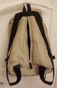 Backpack Kenneth Cole Padded Tan Laptop Notebook School Camp Camera