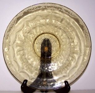 Federal Glass Original Madrid Amber Console Center Serving Bowl