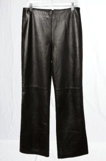 Colette Mordo Leather Knit Fashion Trousers Sleek Pants Wearable