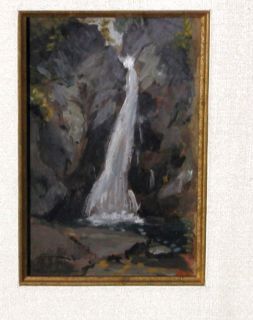 COLIN CAMPBELL COOPER LISTED CALIFORNIA WATERFALL LANDSCAPE NR
