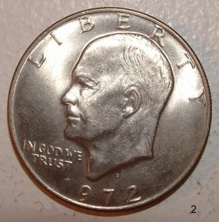  1972 Eisenhower One Dollar Coin