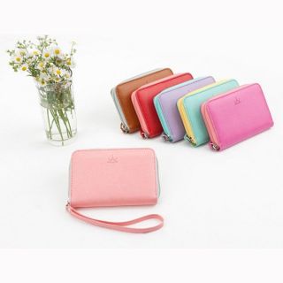  Crown PU Leather Wallet Change Purse Card Bag Coin Case Gift