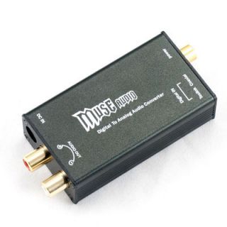 Muse Digital Optical Coaxial to Analog RCA Audio Converter DAC 24bit