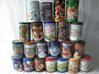 Huge Lot of 22 Vintage Hersheys Collectible Tin Cans
