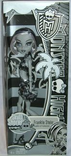  High Skull Shores Black White Collection Frankie Stein Doll New