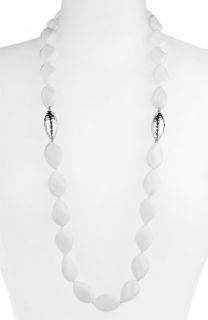 Simon Sebbag Long White Quartz Necklace