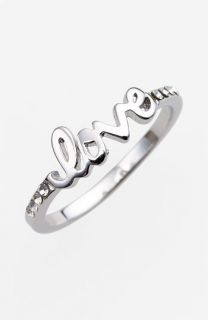 Ariella Collection Messages   Love Script Ring ( Exclusive)