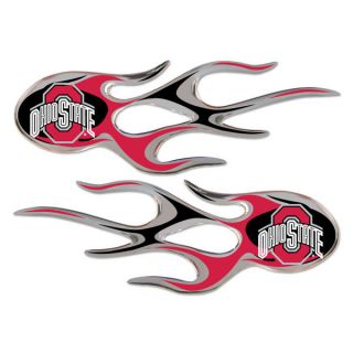 Ohio State Buckeyes Football Flames Auto Decal Emblem