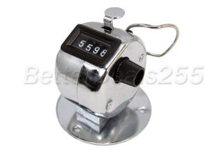 Digit Chrome Hand Tally Counter Number Clicker Golf