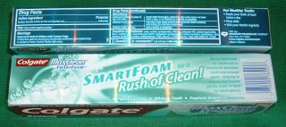 Colgate MaxClean Smart Foam Whitening Toothpaste 6 oz. Each   NEW
