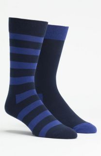 Happy Socks Stripe & Solid Socks (2 Pack)