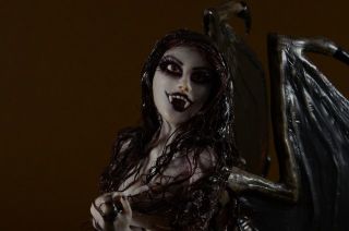 Sexi Vampire Fairy OOAK Doll Sculpture DMA Iadr APS Adsg OAD Prfag