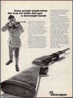   Model 37 Pump action SHOTGUN AD Collectible Firearms Advertising