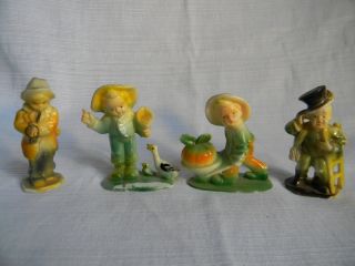  Hard Plastic Figrues Toys RARE Collectible Made in Hong Kong