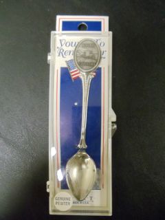 Amish Country Souvenir Collector Spoon Horse and Buggy Pewter NIP