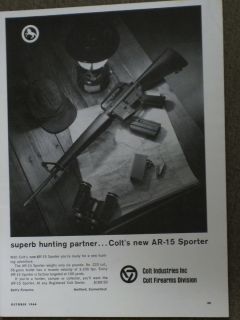  1964 Colt AR 15 Rifle Ad