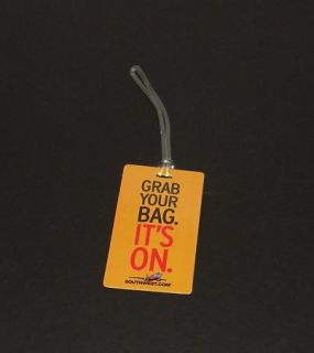 SOUTHWEST AIRLINES Luggage Tag Bag Tag Grab Your Bag ITs On New