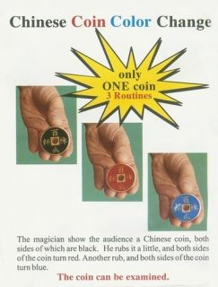 Chinese Coin Color Change magic tricks magic sets magic props magic