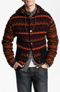 PRPS Fair Isle Hooded Sweater