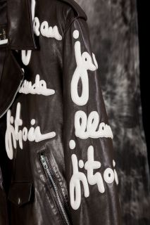 Jean Claude Jitrois Signature Lady Gaga Leather Motorcycle Jacket
